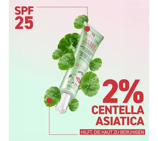 Gesichtspflege CC Red Correct mit Centella Asiatica gegen Rötungen und Unregelmäßigkeiten im Teint, Farbkorrektur & Teint-Perfektionierer, LSF 30 fra Erborian – produktbillede 3 af 5