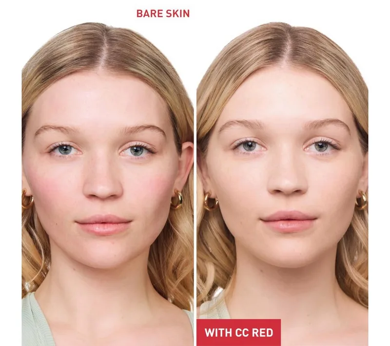 Gesichtspflege CC Red Correct mit Centella Asiatica gegen Rötungen und Unregelmäßigkeiten im Teint, Farbkorrektur & Teint-Perfektionierer, LSF 30 fra Erborian – produktbillede 5 af 5