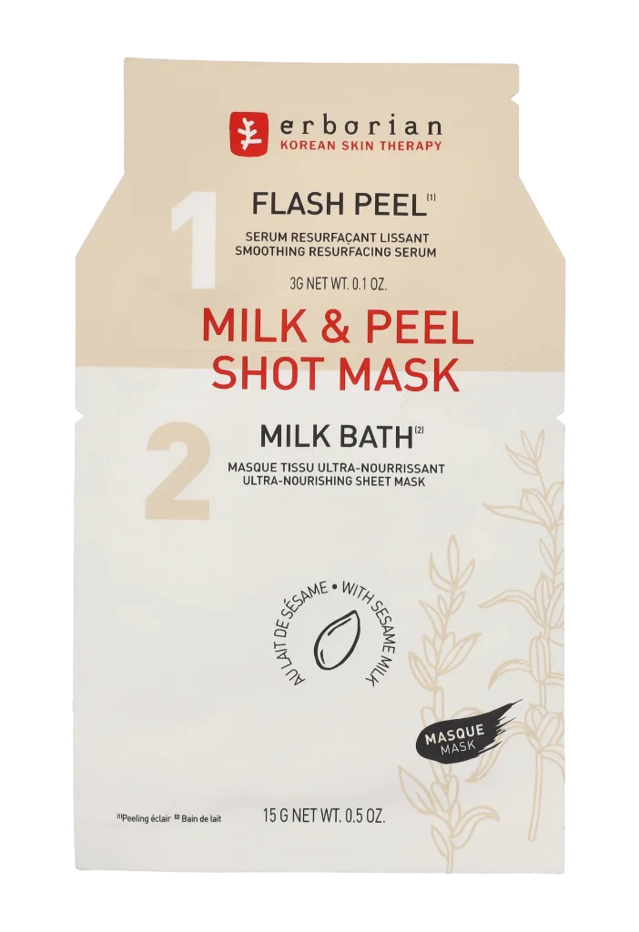 Milk & Peel Shot Mask 15 g Masker fra Erborian – produktbillede