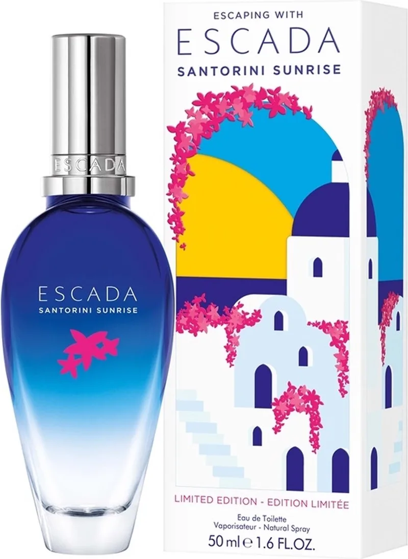 Santorini Sunrise Limited Edition Eau de Toilette fra Escada i 50 ml – produktbillede 1 af 3