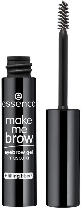 Augenbrauen-Gel make me BROW eyebrow gel mascara, 3-tlg., Mit winzigen Fasern, bietet Farbe und Volumen, natürlicher Look. by essence in Black – product photo 2 of 5
