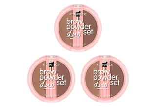 Augenbrauen-Puder BROW POWDER DUO SET, 3-tlg., natürliche Definition der Augenbrauen, präzise Anwendung, verblendbar. de essence en Marron – photo du produit 2 sur 5