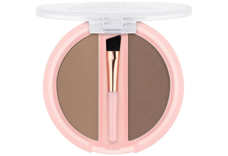 Augenbrauen-Puder BROW POWDER DUO SET, 3-tlg., natürliche Definition der Augenbrauen, präzise Anwendung, verblendbar. de essence en Marron – photo du produit 3 sur 5