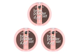 Augenbrauen-Puder BROW POWDER DUO SET, 3-tlg., natürliche Definition der Augenbrauen, präzise Anwendung, verblendbar. de essence en Marron – photo du produit 2 sur 5