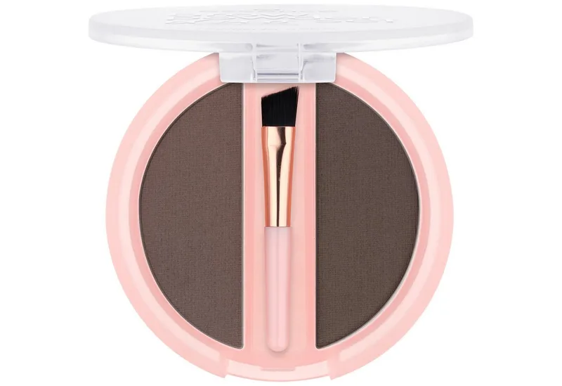 Augenbrauen-Puder BROW POWDER DUO SET, 3-tlg., natürliche Definition der Augenbrauen, präzise Anwendung, verblendbar. de essence en Marron – photo du produit 3 sur 5