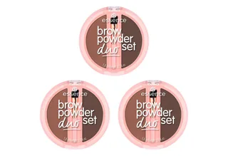 Augenbrauen-Puder BROW POWDER DUO SET, 3-tlg., natürliche Definition der Augenbrauen, präzise Anwendung, verblendbar. van essence in Bruin – productfoto 2 van 5