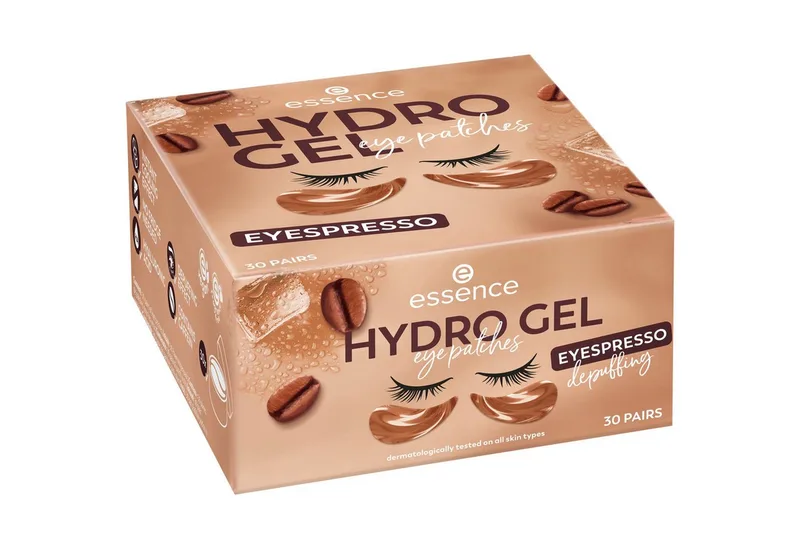 Augenpads HYDRO GEL eye patches EYESPRESSO 30 Pairs, Erfrischend, versorgend fra essence i Brun – produktbillede 3 af 4