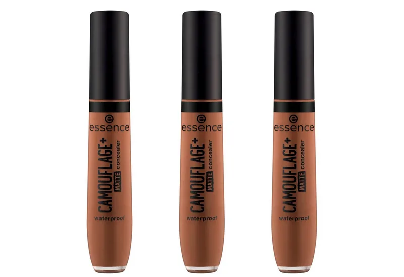 Concealer CAMOUFLAGE+ MATTE concealer, 3-tlg., hohe Deckkraft, mattierend, alle Hauttypen de essence en Beige – photo du produit 1 sur 5