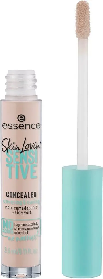 Concealer Skin Lovin' SENSITIVE CONCEALER, 3-tlg., mit leichter, nicht-komedogener Formulierung van essence in Bruin – productfoto 3 van 4