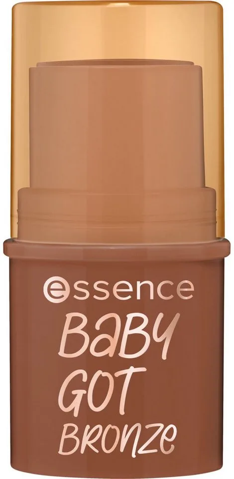 Contouring-Stick baby got bronze bronzing stick, 3-tlg., Cremiger Bronzer-Stick für einen natürlichen, sonnengeküssten Teint. von essence in Braun – Produktfoto 4 von 5