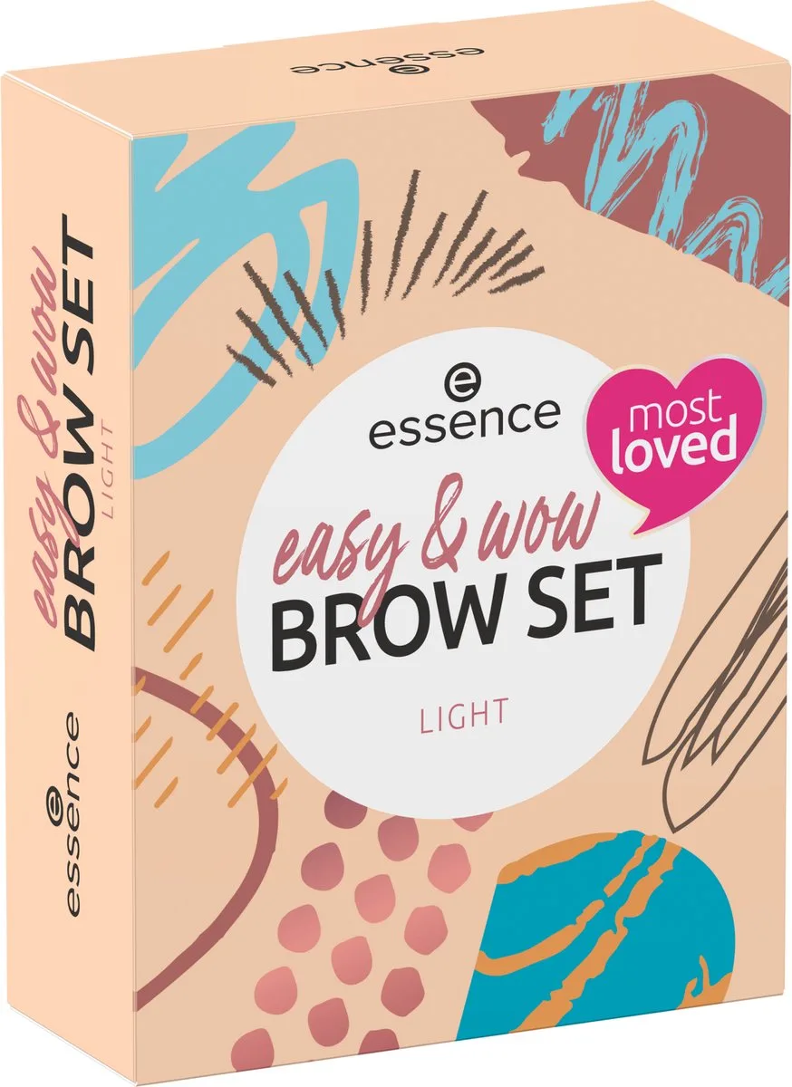 Easy & Wow Brow Set – Wenkbrauw Gift Set de essence en Light – photo du produit