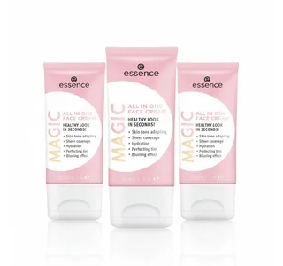 Feuchtigkeitscreme MAGIC All In One FACE Cream Set, 3-tlg., mit leichter Deckkraft von essence in Beige – Produktfoto 1 von 5