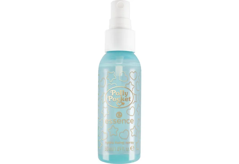 Fixierspray Polly Pocket hydro fixing spray, 3-tlg., Revitalisiert die Haut mit einem Sprühstoß, langanhaltender Glow-to-go fra essence i Hvid – produktbillede 3 af 3