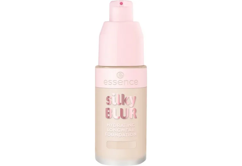 Foundation SILKY BLUR HYDRATING LONGWEAR FOUNDATION, 3-tlg. fra essence i Beige – produktbillede 3 af 5