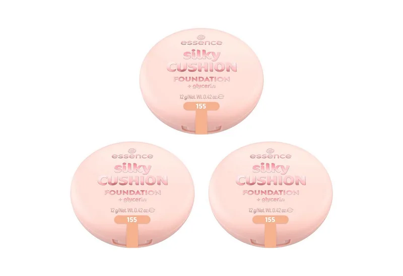 Foundation silky CUSHION FOUNDATION, 3-tlg. von essence in Beige – Produktfoto 1 von 5