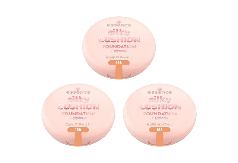Foundation silky CUSHION FOUNDATION, 3-tlg. by essence in Beige – product photo