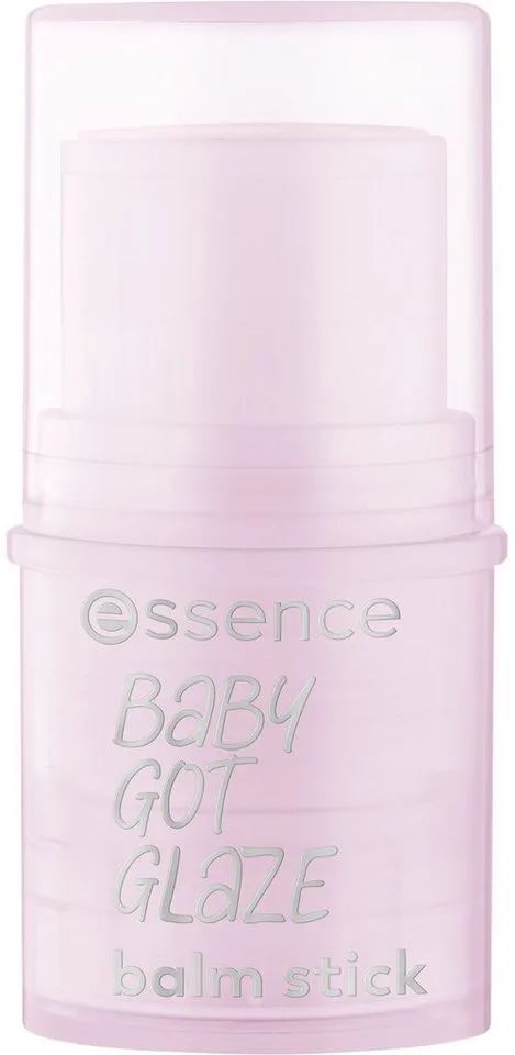Highlighter BABY GOT GLAZE balm stick, 3-tlg., Transparentes, hochglänzendes Finish, pflegend, vegan. von essence in Weiß – Produktfoto 3 von 4