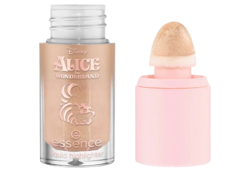 Highlighter Disney Alice in Wonderland liquid highlighter, 3-tlg. fra essence i Guld – produktbillede 2 af 4