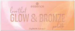 Highlighter-Palette love that GLOW & BRONZE palette, mit intensieven Nuancen fra essence i Flerfarvet – produktbillede 2 af 5