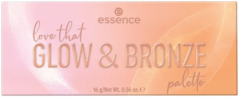 Highlighter-Palette love that GLOW & BRONZE palette, mit intensieven Nuancen fra essence i Flerfarvet – produktbillede 2 af 5