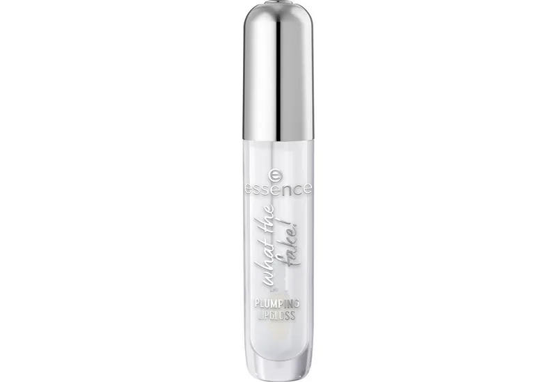 Lip-Booster WHAT THE FAKE! PLUMPING LIPGLOSS, 3-tlg., für ein hochglänzendes Finish von essence in Weiß – Produktfoto 4 von 5