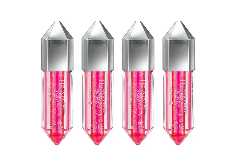 Lipgloss CRYSTAL CRUSH lipgloss, 4-tlg. van essence in Roze – productfoto 1 van 4