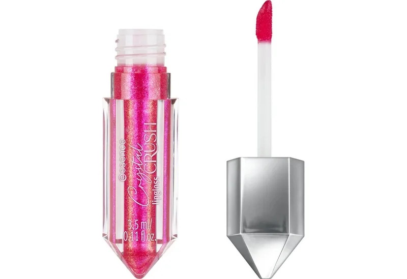 Lipgloss CRYSTAL CRUSH lipgloss, 4-tlg. van essence in Roze – productfoto 2 van 4