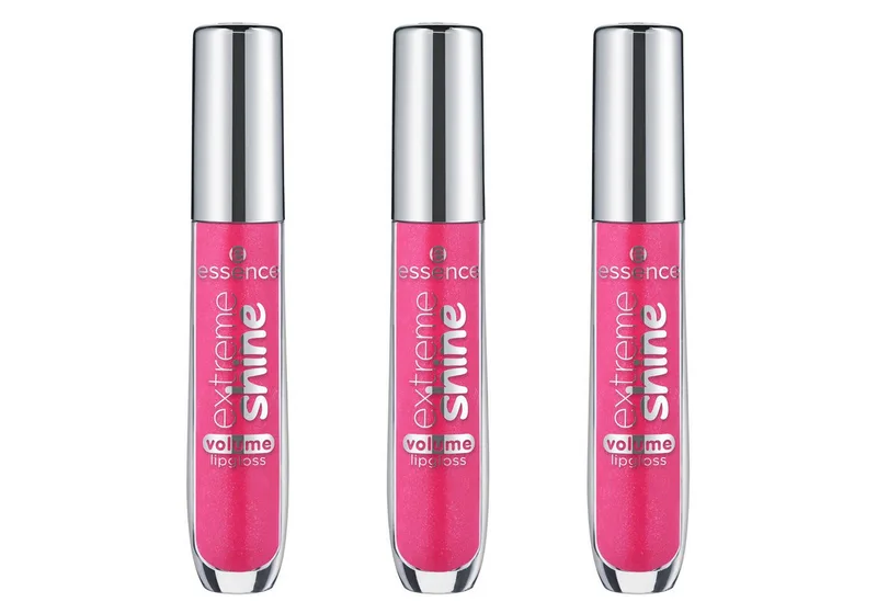 Lipgloss EXTREME SHINE VOLUME LIPGLOSS, 3-tlg., glänzendes Finish mit intensivem Glow fra essence i Lyserød – produktbillede 1 af 5