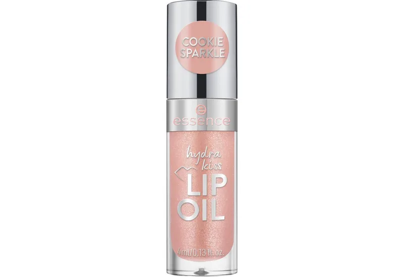 Lipgloss HYDRA KISS LIP OIL, 3-tlg., mit hochglänzendem Finish fra essence i Beige – produktbillede 3 af 5
