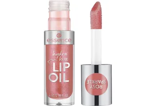 Lipgloss HYDRA KISS LIP OIL, 3-tlg., mit hochglänzendem Finish de essence en Rose – photo du produit 2 sur 5