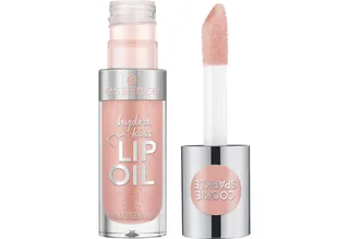 Lipgloss HYDRA KISS LIP OIL, 3-tlg., mit hochglänzendem Finish fra essence i Beige – produktbillede 2 af 5