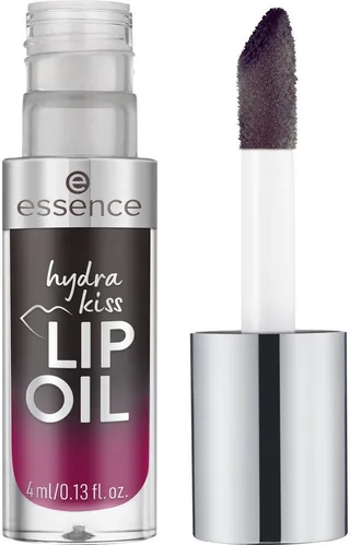 Lipgloss HYDRA KISS LIP OIL, 3-tlg., mit hochglänzendem Finish van essence in Zwart – productfoto 2 van 5