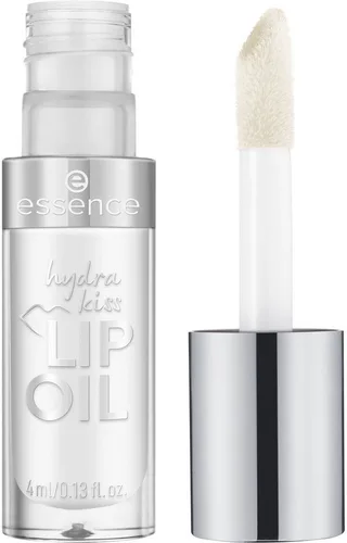 Lipgloss HYDRA KISS LIP OIL, 3-tlg., mit hochglänzendem Finish von essence in Weiß – Produktfoto 2 von 5
