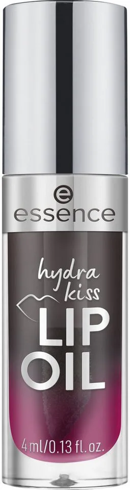 Lipgloss HYDRA KISS LIP OIL, 3-tlg., mit hochglänzendem Finish van essence in Zwart – productfoto 3 van 5