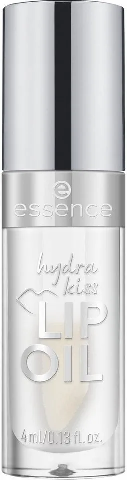 Lipgloss HYDRA KISS LIP OIL, 3-tlg., mit hochglänzendem Finish von essence in Weiß – Produktfoto 3 von 5