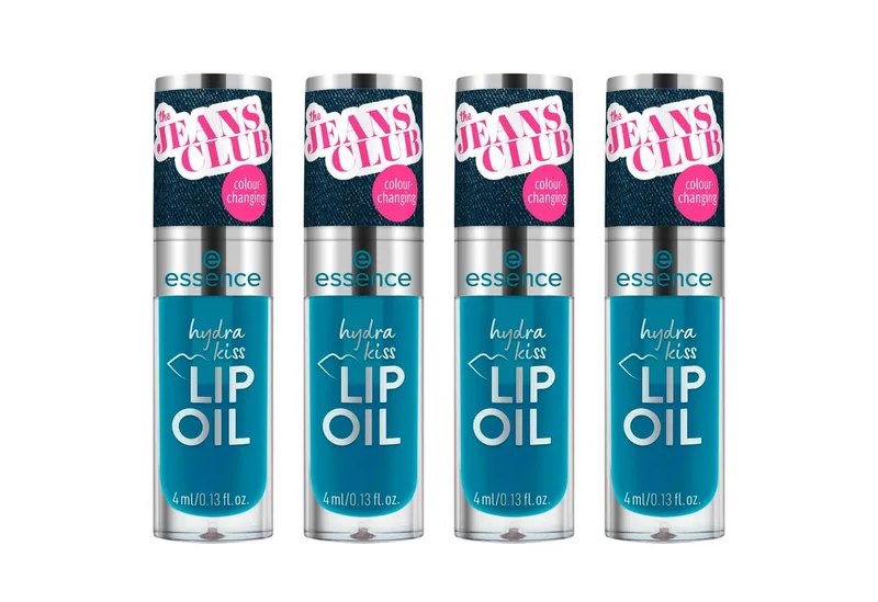 Lipgloss the JEANS CLUB colour-changing hydra kiss lip oil, 4-tlg. by essence in Pink – product photo 1 of 4