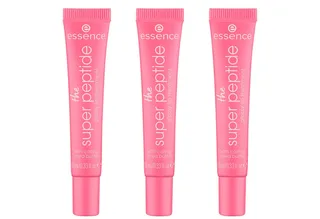 Lipgloss THE SUPER PEPTIDE GLOSSY LIP TREATMENT, 3-tlg., mit milchig glänzender Textur von essence in Rosa – Produktfoto 1 von 5