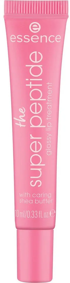 Lipgloss THE SUPER PEPTIDE GLOSSY LIP TREATMENT, 3-tlg., mit milchig glänzender Textur von essence in Rosa – Produktfoto 5 von 5