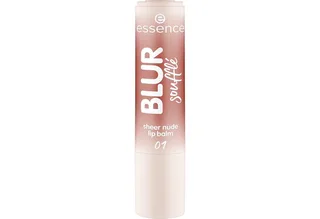 Lippenbalsam BLUR soufflé sheer nude lip balm, 3-tlg. van essence in Beige – productfoto 2 van 4