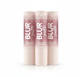Lippenbalsam BLUR soufflé sheer nude lip balm, 3-tlg. fra essence i Lilla – produktbillede 1 af 4