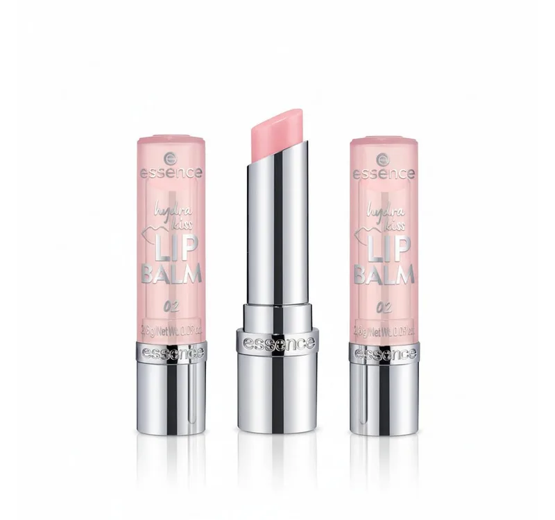 Lippenbalsam hydra kiss LIP BALM, 3-tlg. von essence in Rosa – Produktfoto 1 von 5