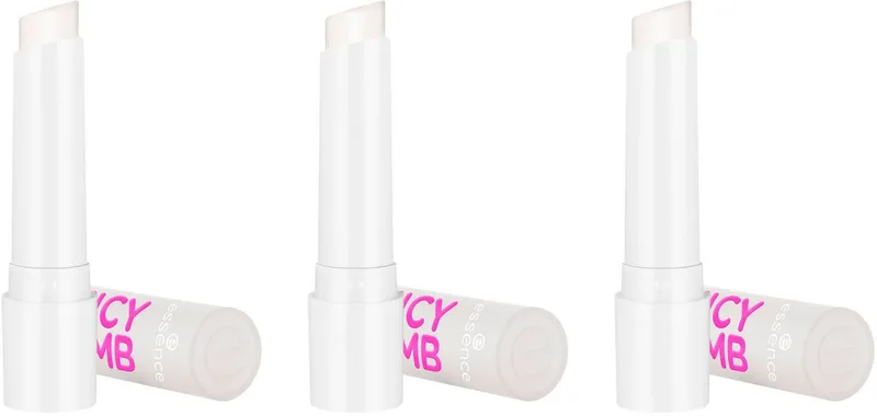 Lippenbalsam JUICY BOMB GLOSSY BUTTER BALM, 3-tlg., für weiche, glänzende Lippen by essence in White – product photo 1 of 4