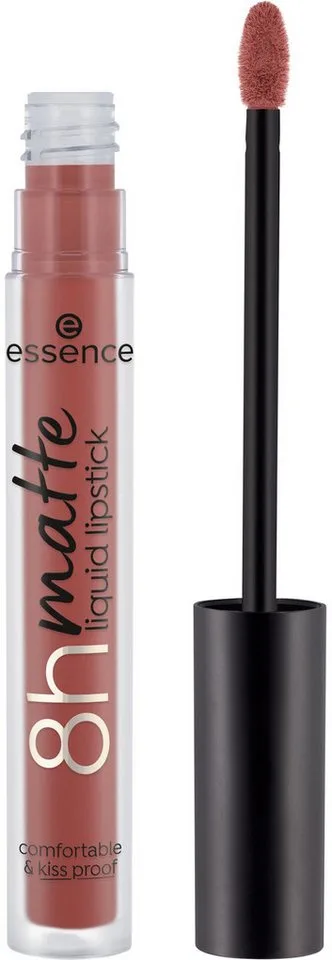 Lippenstift 8h matte liquid lipstick, 3-tlg., mit mattem Ergebnis by essence in Brown – product photo 3 of 5