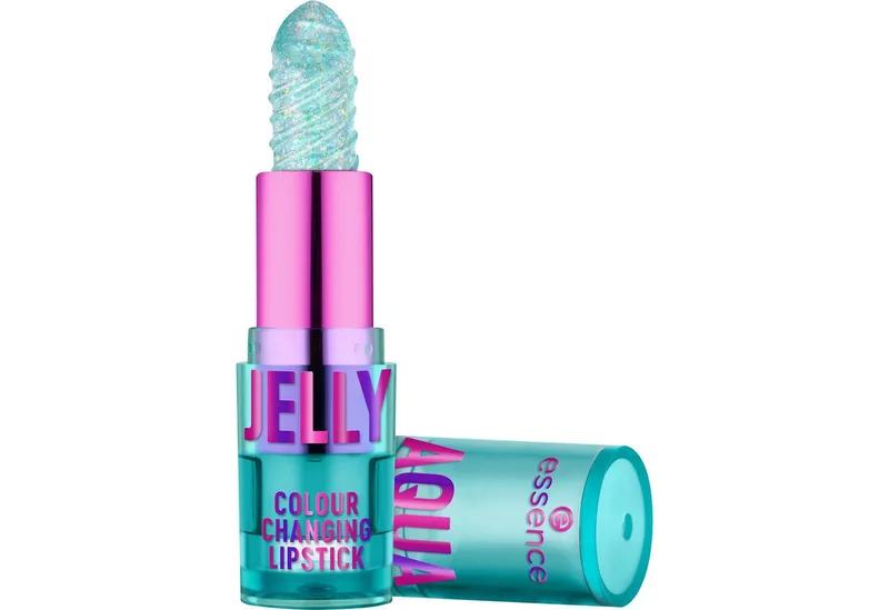 Lippenstift AQUA JELLY COLOUR CHANGING LIPSTICK, 3-tlg., 3-tlg., glänzend, individuelles Farbergebnis de essence en Rose – photo du produit 4 sur 5