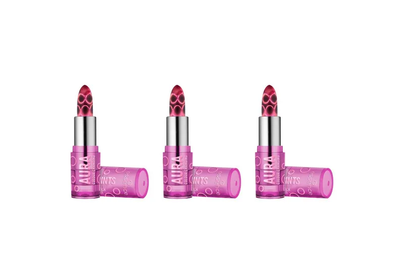 Lippenstift AURA POINTS COLOUR CHANGING LIPSTICK, 3-tlg. fra essence i Flerfarvet – produktbillede 1 af 5