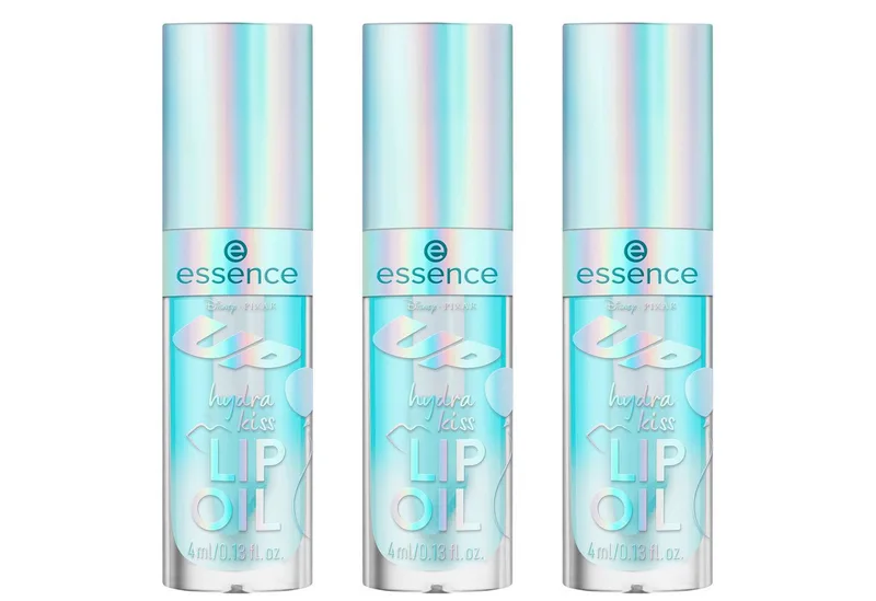 Lippenstift Disney Pixar Up glitter switch liquid lipstick, 3-tlg., mit intensiver Farbabgabe fra essence i Blå – produktbillede 1 af 4