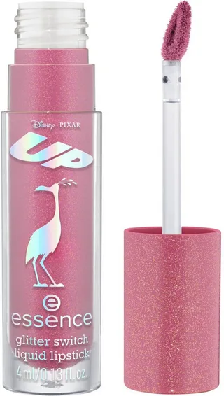 Lippenstift Disney Pixar Up glitter switch liquid lipstick, 3-tlg., mit intensiver Farbabgabe fra essence i Lilla – produktbillede 2 af 4