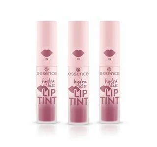 Lippenstift HYDRA KISS LIP TINT, 3-tlg., hohe Deckkraft, glänzend de essence en Rouge – photo du produit 1 sur 5