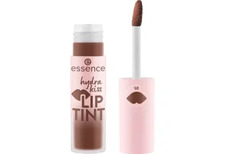 Lippenstift HYDRA KISS LIP TINT, 3-tlg., hohe Deckkraft, glänzend von essence in Braun – Produktfoto 3 von 5