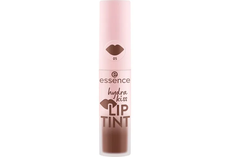 Lippenstift HYDRA KISS LIP TINT, 3-tlg., hohe Deckkraft, glänzend von essence in Braun – Produktfoto 2 von 5